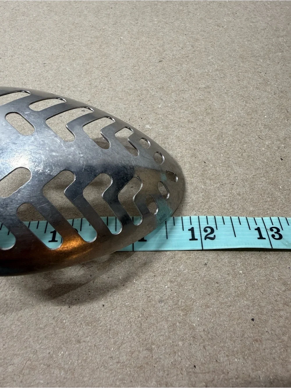 Vintage Ecko Slotted Serving Cooking Strainer Spoon Made In USA 12